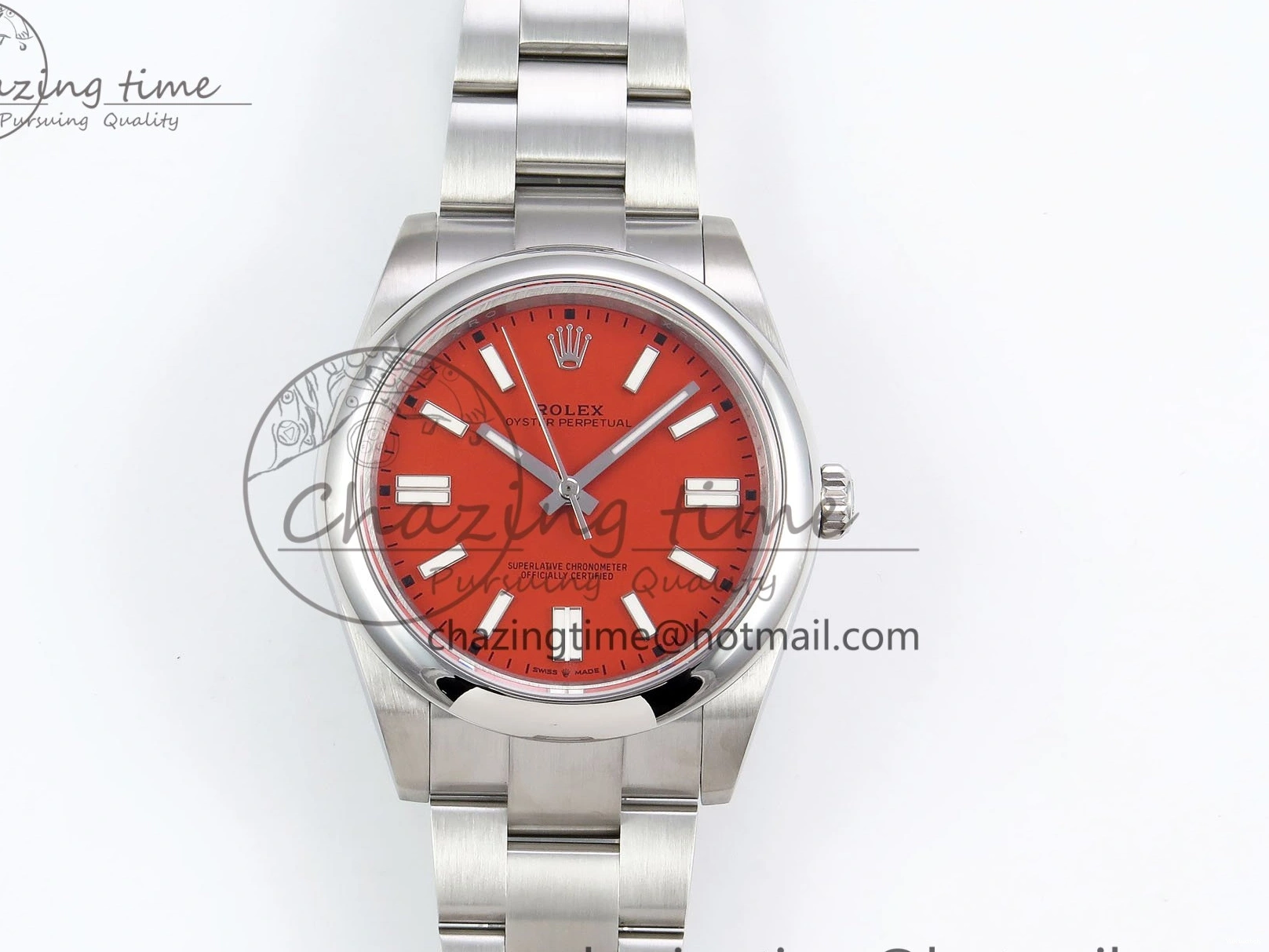 Best Orange 124300 Steel 1:1 904L 41mm A3230 Dial Edition DIWF Oyster Perpetual 0115